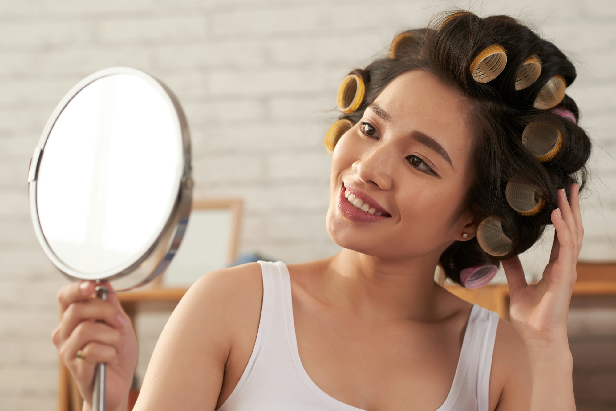 Beauty Ritual of Young Asian Woman